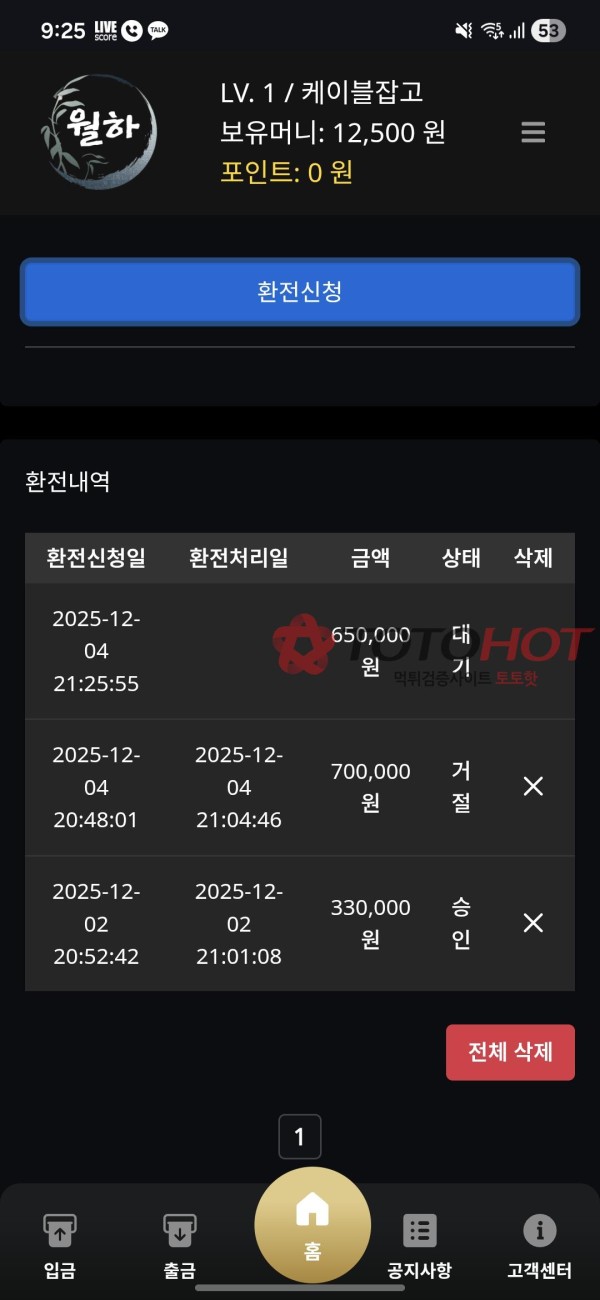 월하 먹튀