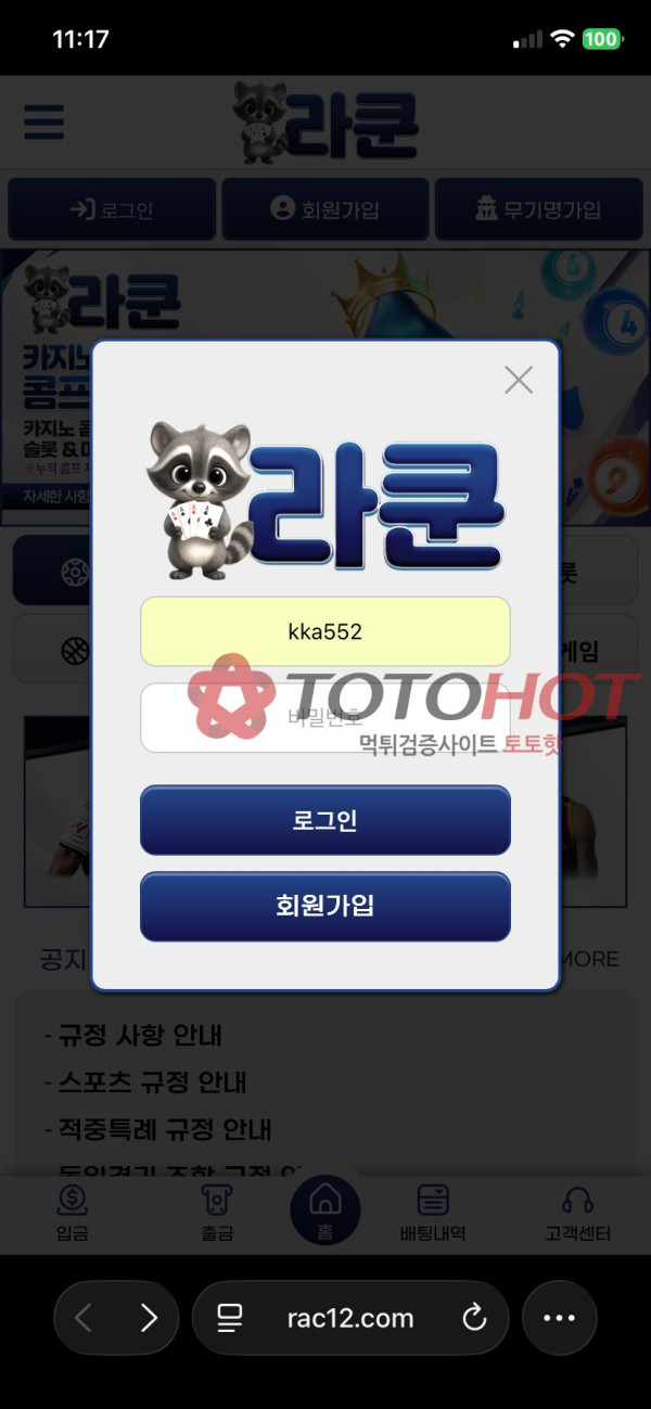 라쿤 먹튀네요 ㅠㅠ